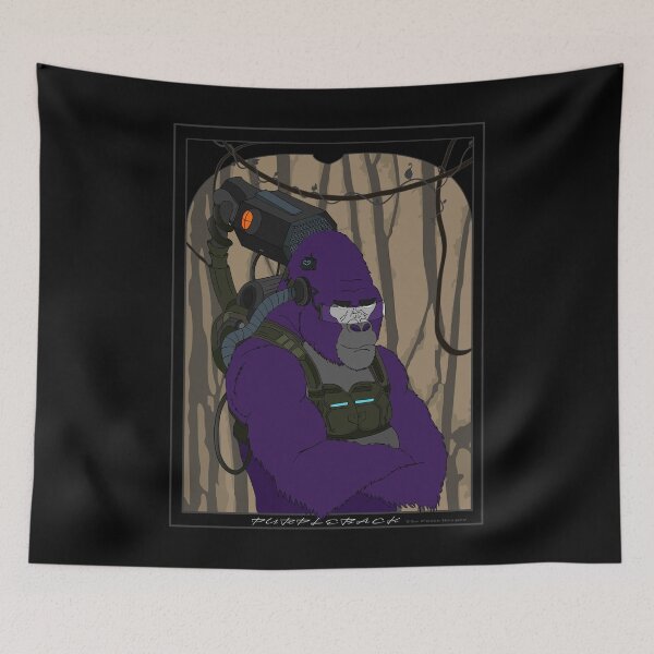 Item preview, Madlabb – PURPLEBACK : The Pulse Reaper (Portrait) designed and sold by OfficialMorenoValentim.