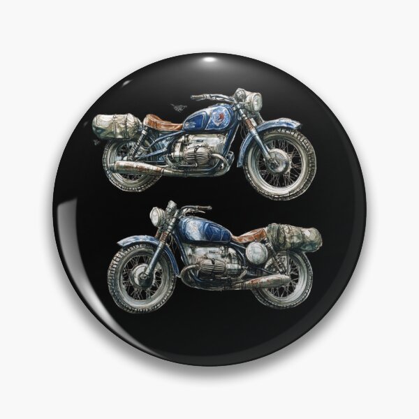 Artikelvorschau, Retro-Tourenmotorrad – Vintage-Boxermotor Adventure Bike Art entworfen und verkauft von MomentumbyOla.