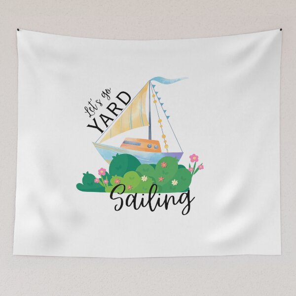 Item preview, Yard Sale | Let's Go Yard Sailing designed and sold by SunandShade.