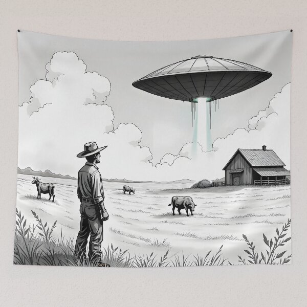 Item preview, The Watcher in the Field designed and sold by AlienInkvasion.