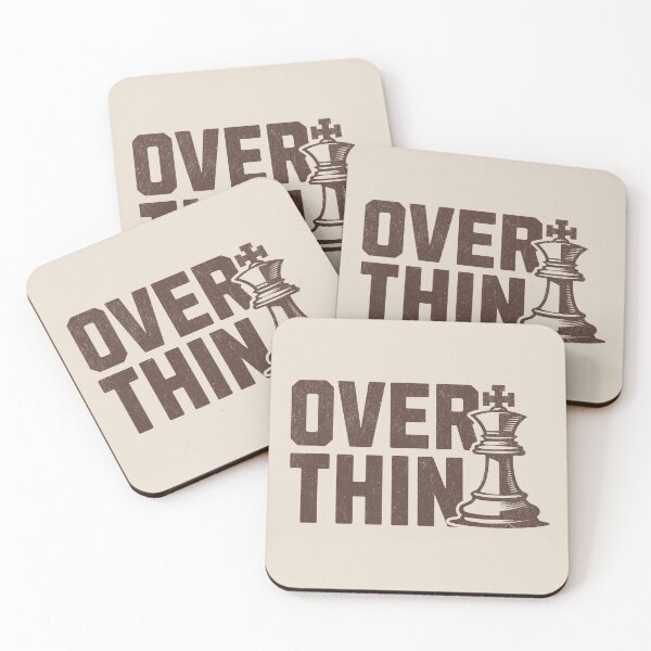 Item preview, Overthinking Chess King Funny Overthinker Chess Player designed and sold by KLArtzStore.