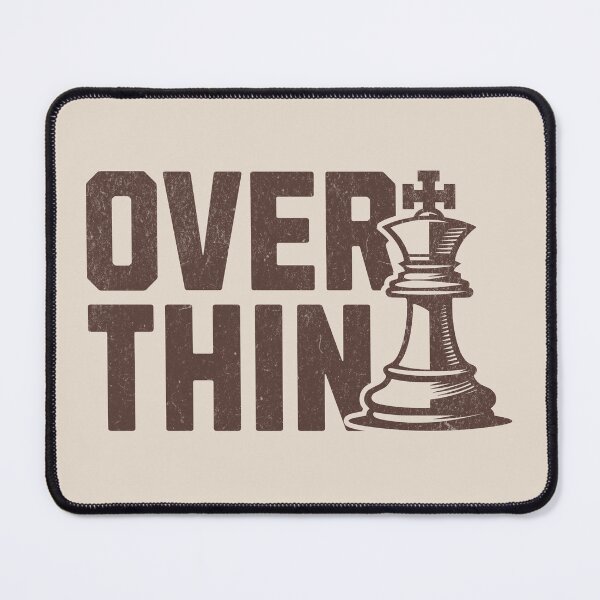 Item preview, Overthinking Chess King Funny Overthinker Chess Player designed and sold by KLArtzStore.