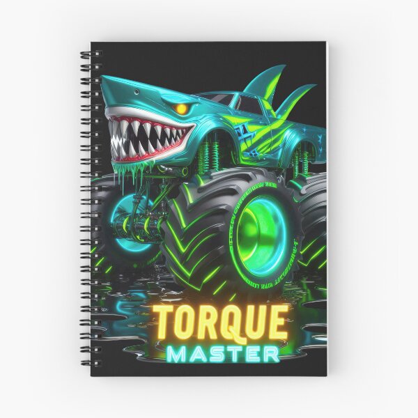 Item preview, Torque Master – Neon Shark Monster Truck Design designed and sold by UNIGRAPHIX.