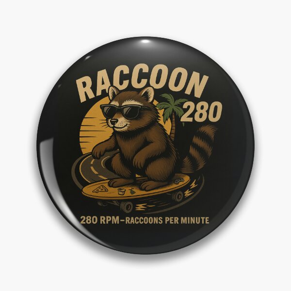 Item preview, Raccoon 280 RPM – Raccoons Per Minute designed and sold by MaPerle.