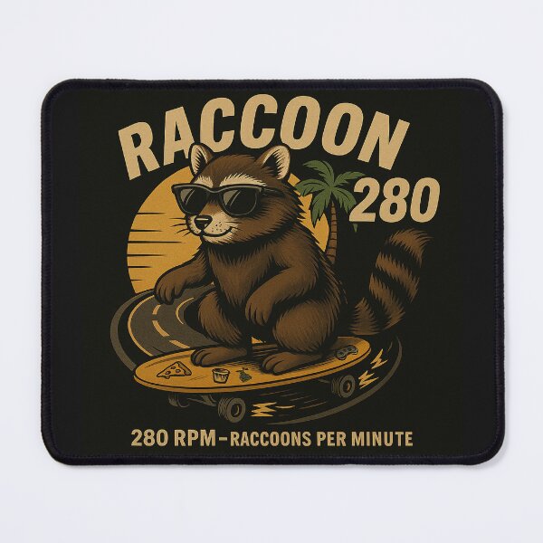 Item preview, Mapache 280 RPM – Mapaches por minuto designed and sold by MaPerle.