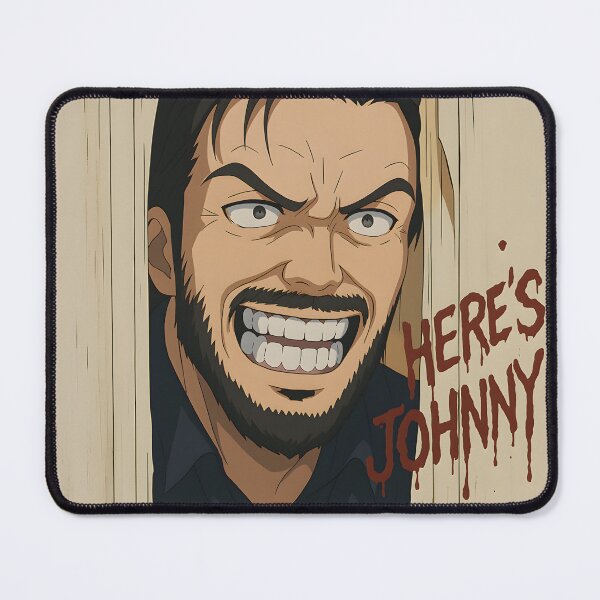 Item preview, Here's Johnny Anime Parody – Creepy Door Scene Horror Tribute designed and sold by Greemo03.