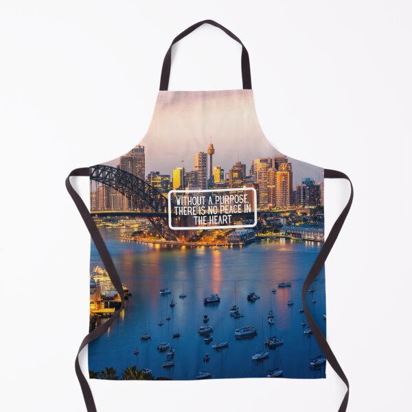 Item preview, Urban Inspiration: AI City Art with "Without a Purpose, There Is No Peace in the Heart" Quote – Modern Streetwear Design designed and sold by knalpot-design.