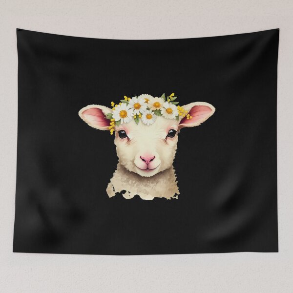 Item preview, Cute Floral Sheep Shirt for Mom – Farm Life Tee, Ranch Gift for Her, Funny Farmer designed and sold by SlocifieShop.