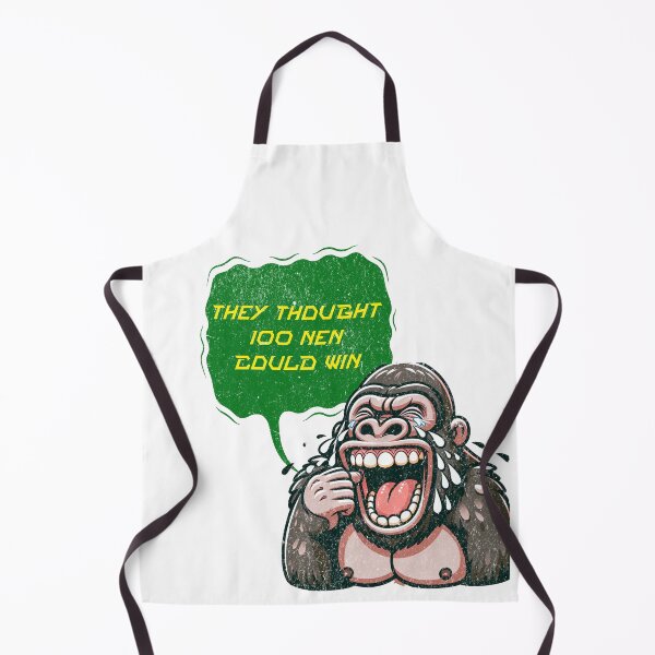 Item preview, 100 Men vs Gorilla – Funny Gorilla Laughing Meme T-Shirt designed and sold by drwho107.