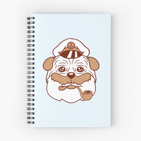 Item preview, Pug Dog Captain Hat Face Funny Cute Cartoon Comic designed and sold by shirt-o-mat.