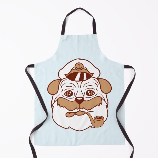 Item preview, Pug Dog Captain Hat Face Funny Cute Cartoon Comic designed and sold by shirt-o-mat.