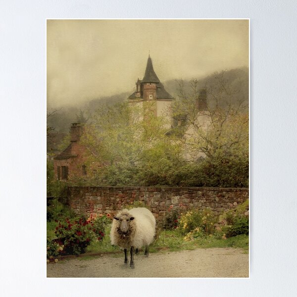Item preview, Sheep In The Old Village designed and sold by tori yule.