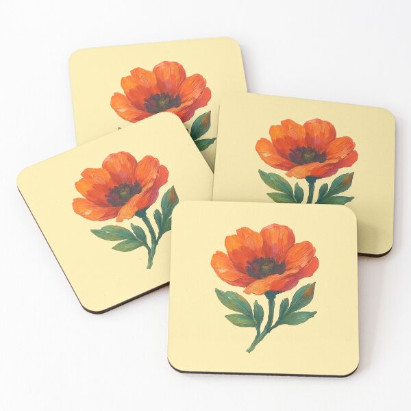 Item preview, Poppy Flowers designed and sold by FarieArt.