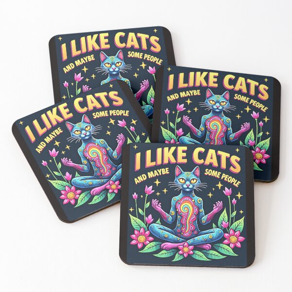 Item preview, A meditating cat in a lotus position designed and sold by FrascatiStudio.