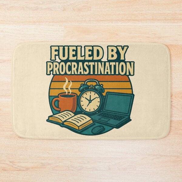 Item preview, Fueled by Procrastination designed and sold by Design Delinquent.