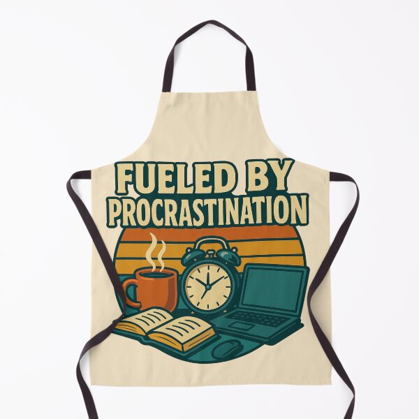 Item preview, Fueled by Procrastination designed and sold by Design Delinquent.