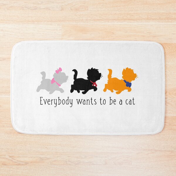 Item preview, Everybody wants to be a cat designed and sold by BookwormSticker.
