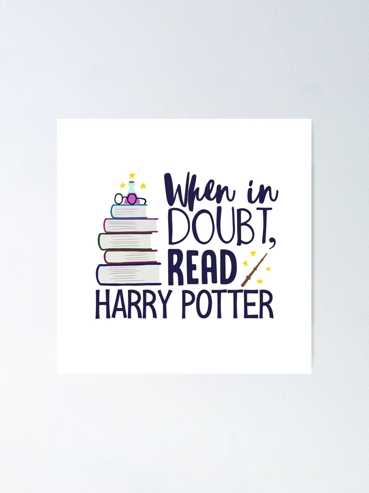 Thumbnail 1 of 3, Poster, When In Doubt, Read Magic designed and sold by NextPageDesigns.