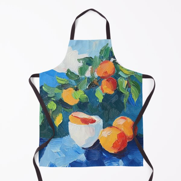 Item preview, Nectarine fruit | Post-impressionist painting style designed and sold by ComicsFactory.
