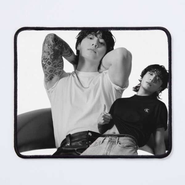 Item preview, Kpop BTS Jungkook Black and White Photo Set designed and sold by StarBunnyDesign.