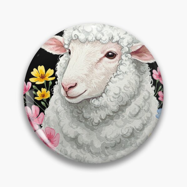 Item preview, Floral Sheep Shirt – Farm Life Tee, Funny Farmer Sheep designed and sold by SlocifieShop.