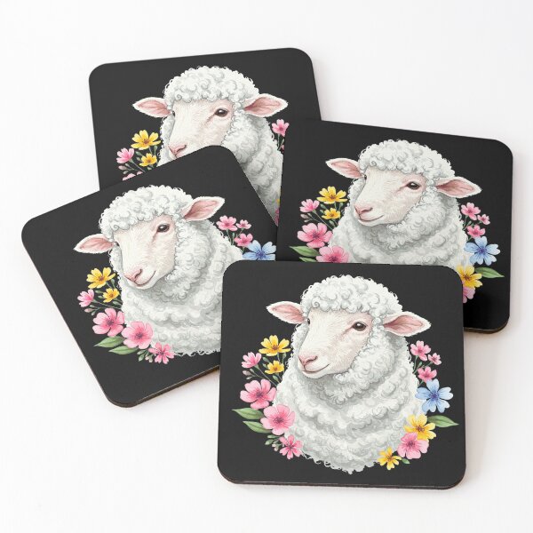 Item preview, Floral Sheep Shirt – Farm Life Tee, Funny Farmer Sheep designed and sold by SlocifieShop.