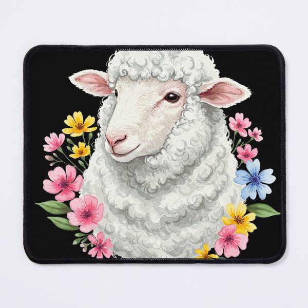 Item preview, Floral Sheep Shirt – Farm Life Tee, Funny Farmer Sheep designed and sold by SlocifieShop.