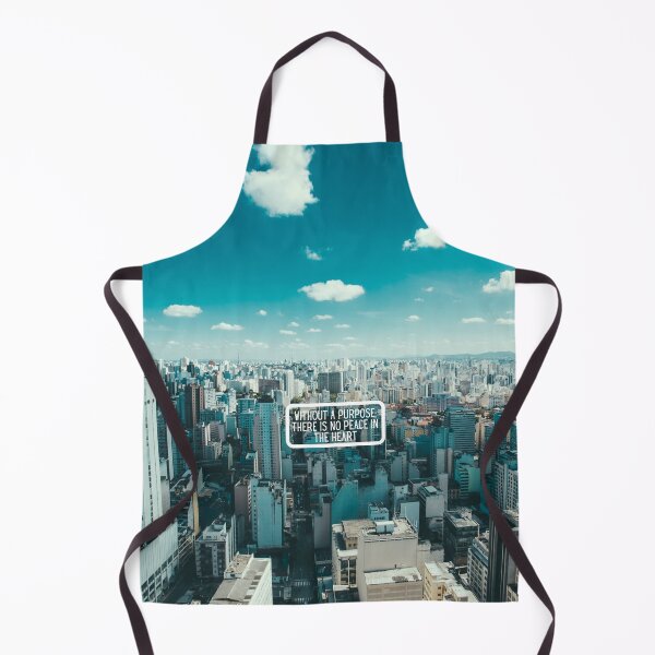 Item preview, Busy City Life Design with Inspirational Quote "Without a Purpose, There Is No Peace in the Heart" – Urban Art for City Lovers designed and sold by knalpot-design.