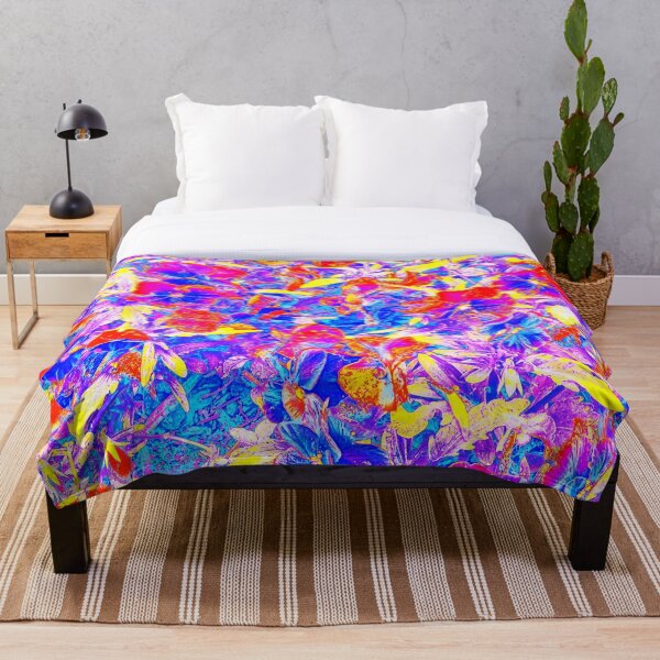 Aperçu de l'œuvre Fleurs abstraites colorées retournées 29 créée et vendue par SXW Designs.