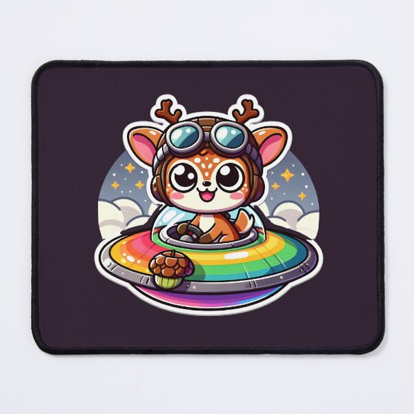 Item preview, UFO Rainbow Deer designed and sold by ArtistEmbrace.