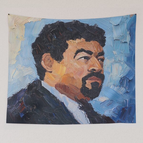Item preview, Neil deGrasse Tyson | Post-impressionist painting style designed and sold by ComicsFactory.