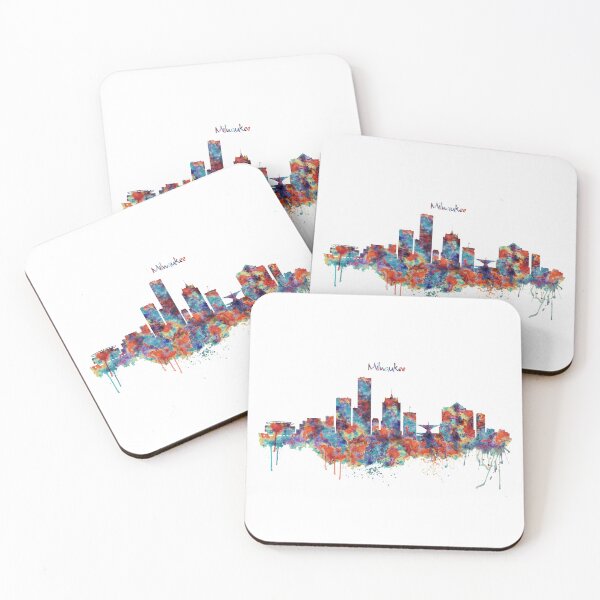 Item preview, Milwaukee Skyline Splash designed and sold by caracatita75.