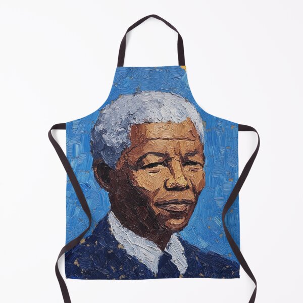 Item preview, Nelson Mandela | Post-impressionist painting style designed and sold by ComicsFactory.