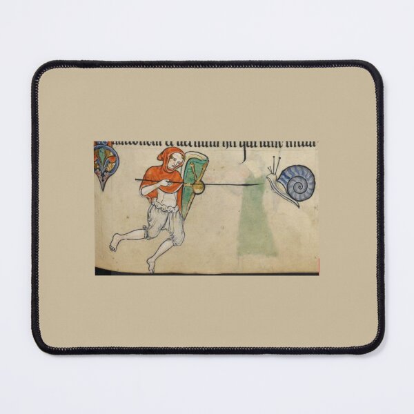 Item preview, "The lancer Tornose Caracol", medieval painting 11th century AD designed and sold by PatronesKawai.