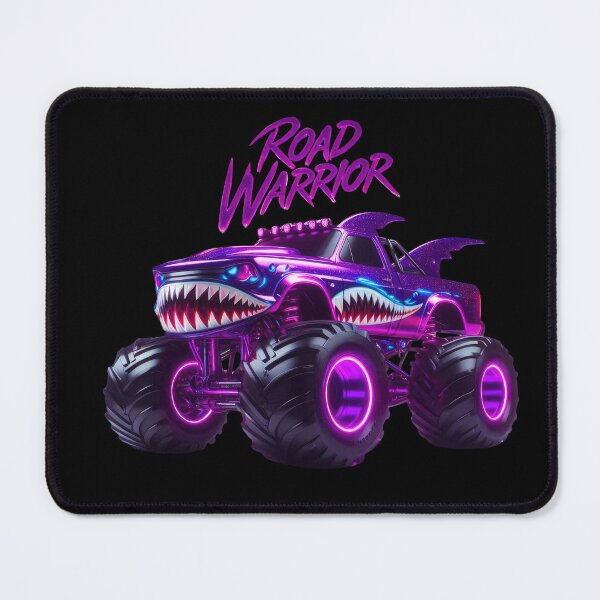 Item preview, Road Warrior – Purple Neon Shark Monster Truck designed and sold by UNIGRAPHIX.