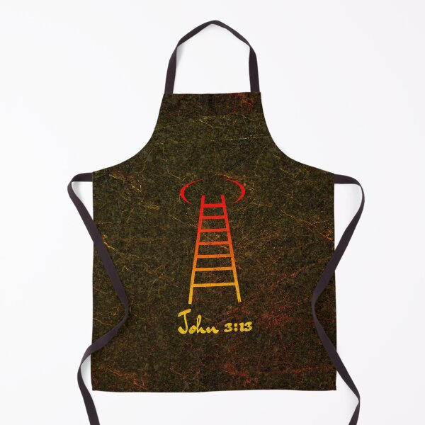 Item preview, Jesus Christ Ascension to Heaven – Simple Ladder Bible Inspired Minimal Abstract Concept | Warm Red Yellow color for darker or lighter background designed and sold by ZechJohnRB.