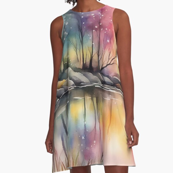 Item preview, Rainbow Coloured Lake designed and sold by BookCovered.