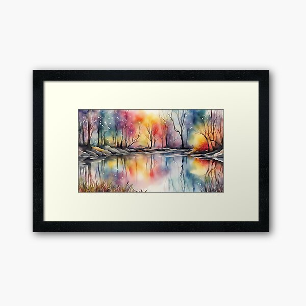 Item preview, Rainbow Coloured Lake designed and sold by BookCovered.