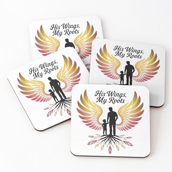 Item preview, His Wings, My Roots | Heartfelt Father & Child Silhouette Digital Art | Father’s Day Family Connection Print 2025 designed and sold by AnnDesignStudio.