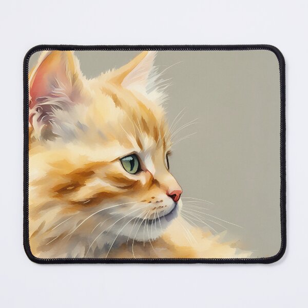 Item preview, Yellow Kitten Portrait designed and sold by CalmnessbyChoice.