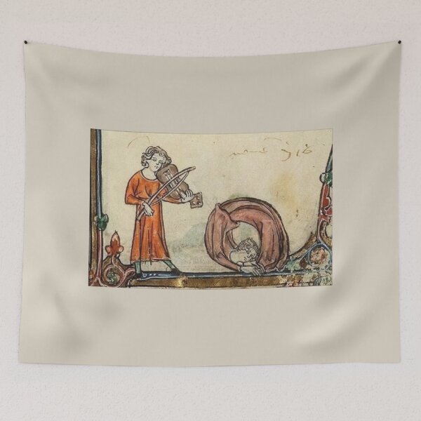 Item preview, "Dance gracefully, good youth", medieval painting, 11th century AD designed and sold by PatronesKawai.