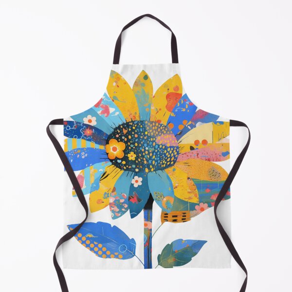 Aperçu de l'œuvre Fleur patchwork funky créée et vendue par MendaciousMina.