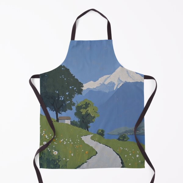 Item preview, Nepal landscape | Post-impressionist painting style designed and sold by ComicsFactory.