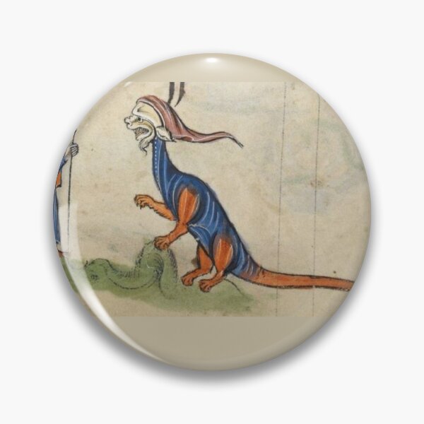 Item preview, "The Dwarf and the Creature", medieval painting, 7th century AD designed and sold by PatronesKawai.