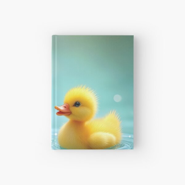 Item preview, Yellow Ducklings Swimming On Blue Water designed and sold by Maria Dryfhout.
