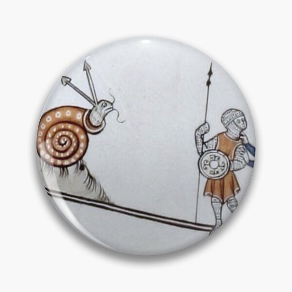 Item preview, "Antonio, stop messing around with the snail", medieval painting, 11th century AD designed and sold by PatronesKawai.