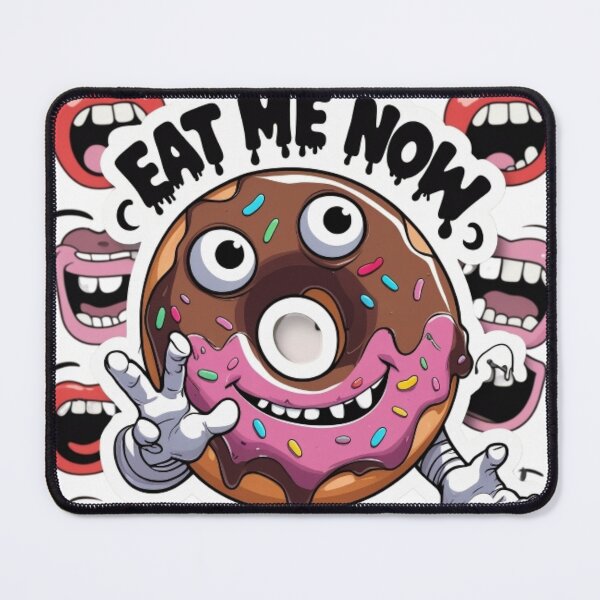 Item preview, wacky Donut fan  designed and sold by Graphichop.