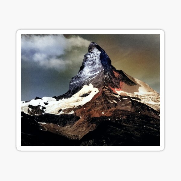 Item preview, Colorized Vintage Matterhorn designed and sold by JerryFrank.