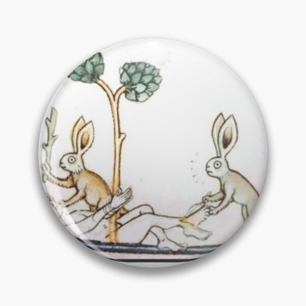 Item preview, "Inquisitor Rabbits", medieval painting, 8th century AD designed and sold by PatronesKawai.
