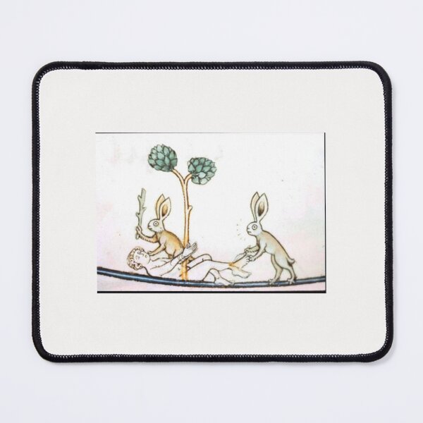 Item preview, "Inquisitor Rabbits", medieval painting, 8th century AD designed and sold by PatronesKawai.